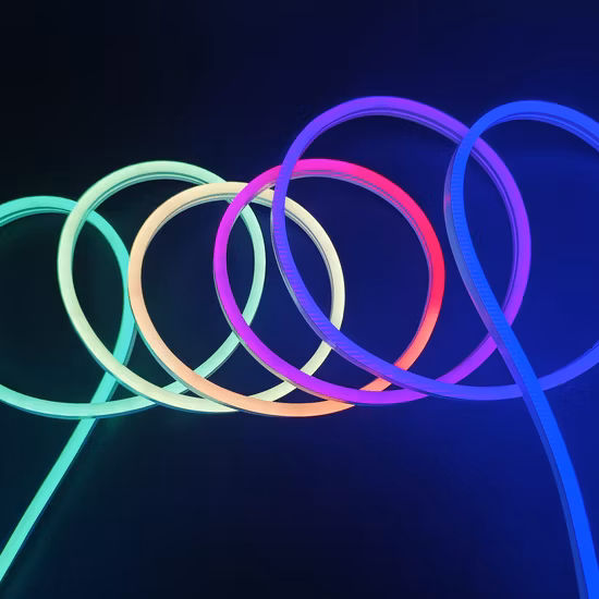 Heißer Verkauf 06*13mm Neon LED RGB Streifen Licht Kit