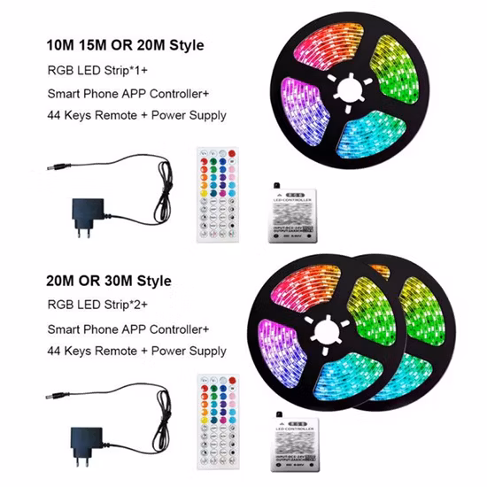 Heißes Produkt, kundenspezifische Neonlichter, 24 V, 12 V, LED-Neonlichtstreifen, RGB-Mehrfarben-Smart-Neon-LED-Streifen-Kit